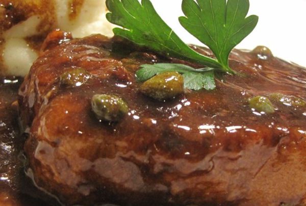 Pork Medallions with Balsamic Vinegar and Capers